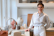 Ceramic artist Ceri Müller in her new home in Amsterdam.