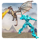 Descargar Flying Robot Dragon : Transformation War  Instalar Más reciente APK descargador