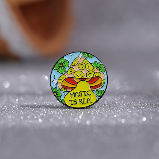 Title 5, Cartoon Round Secret Garden Cute Mushroom Flowe...