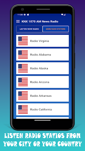 Screenshot KNX 1070 News Radio Los Angele