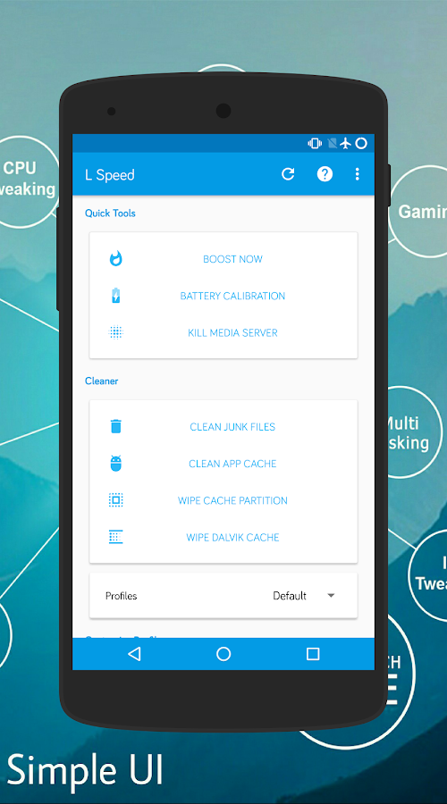 Android application L Speed [ROOT] screenshort