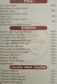 Destination Biryani menu 3