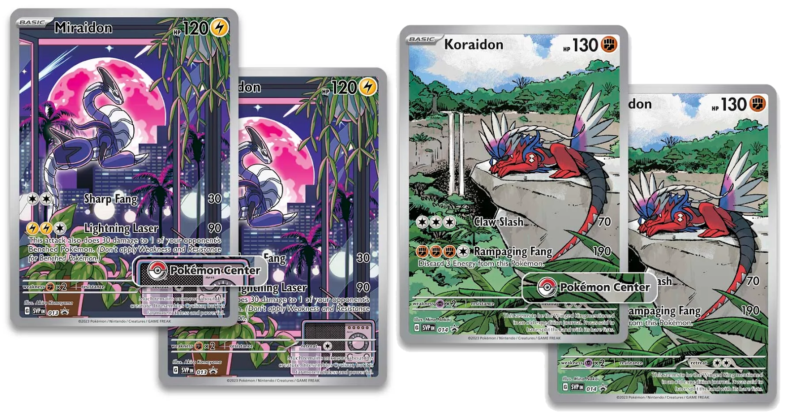 Álbum Oficial Pokémon Miraidon Vs Koraidon Pasta Porta Carta