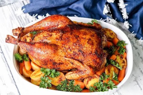 Roast Sticky Chicken Rotisserie Style Like the Deli