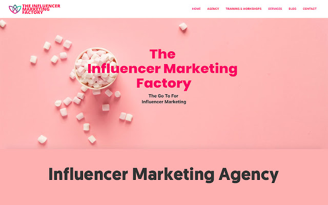 Influencer Marketing Agency chrome extension