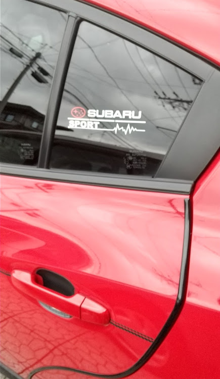 インプレッサ G4のステッカーチューン・ボルテックスジェネレーター・手洗い洗車・のんびり休日を過ごす・実家に帰省に関するカスタム事例の投稿画像1枚目