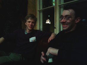 Photo: Tristan and Gunnar, still Saturday evening.