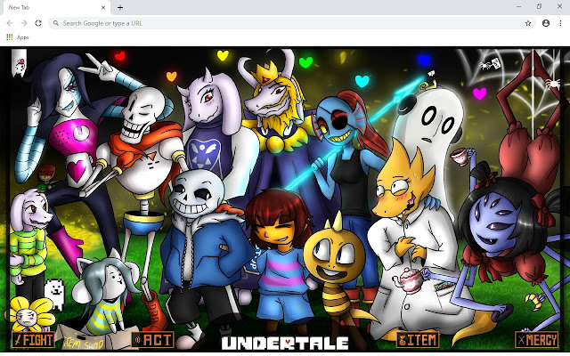 Undertale Wallpapers and New Tab