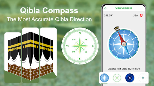 Screenshot Qibla Finder, Prayer Time Azan