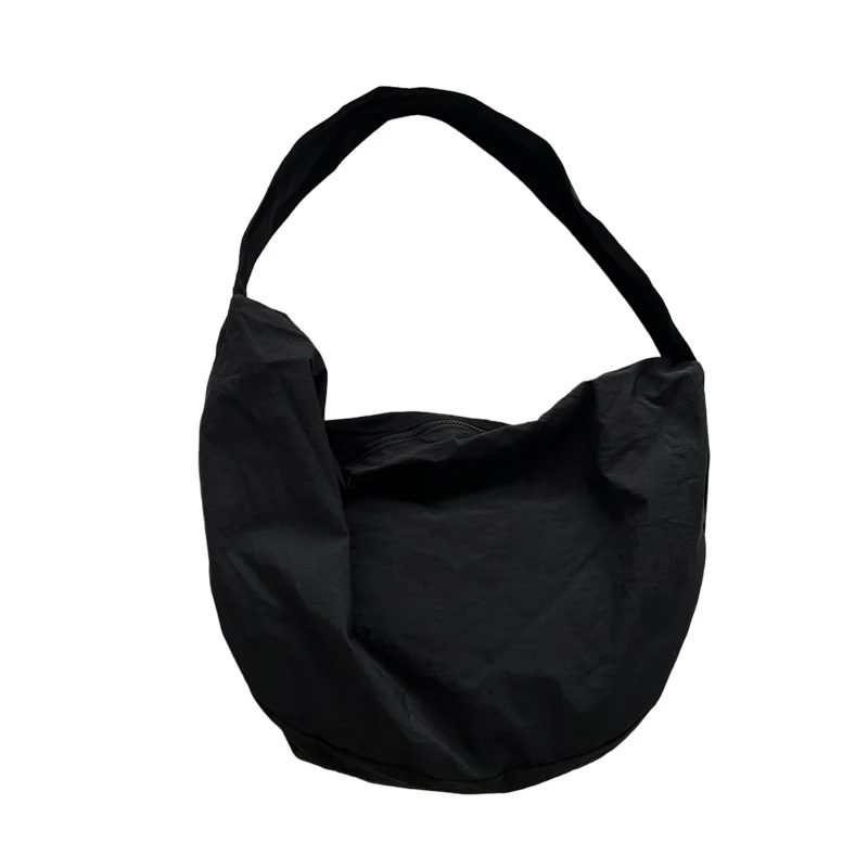 Bolso bandolera versátil de nailon, gran capacidad para hombro, perfecto para uso diario y viajes, cómodo y práctico.