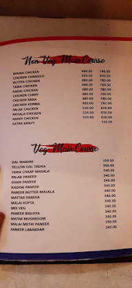 Talwars Sardarji Family Restaurant menu 1