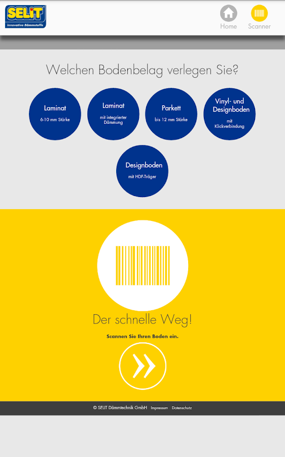 Selit Produktberater Screen 3