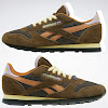 reebok x brain dead classic leather moss/soft camel/filtered yellow