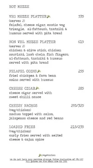 Another Fine Day menu 8