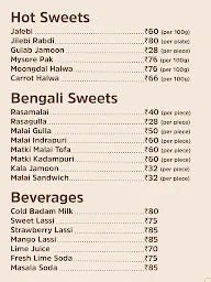 Sangam Sweets menu 3