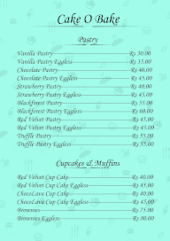 Cake-O-Bake menu 2