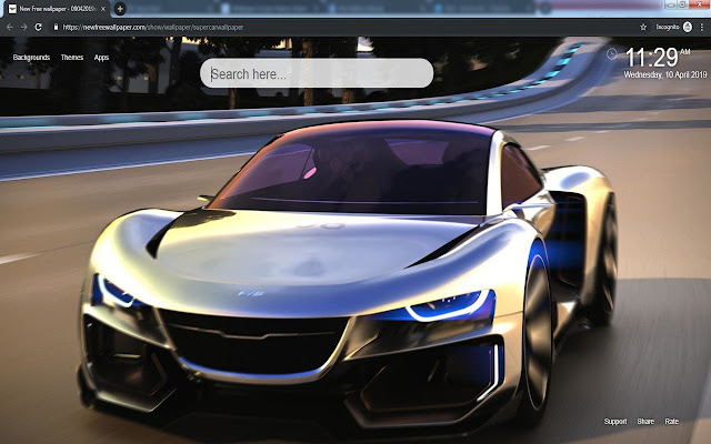 Super Cars New Tab & wallpapers