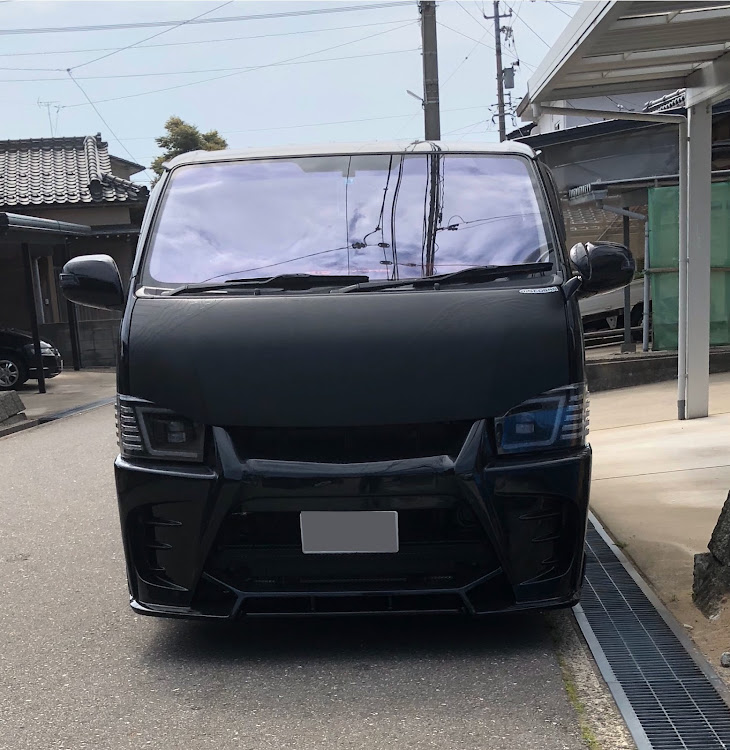 ハイエースバンのコロナウイルスに負けるな・不正改造車保存会・200CustomStyle.com・happyバトン💫に関するカスタム事例の投稿画像1枚目