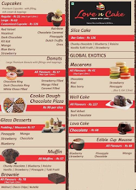 Love n Cake menu 2