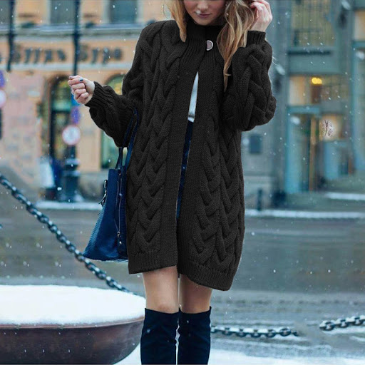Title 4, Cardigan Sweater Loose Long Sweater