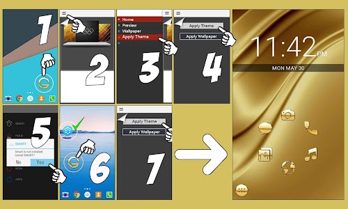 Golden Theme screenshot 10