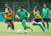 Banyana Banyana players during the Africa Women's Cup of Nations training session at Complex Mohamed VI De Football in Rabat, Morocco, this week. 