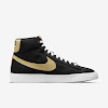 blazer mid '77 black / white / black / solar flare