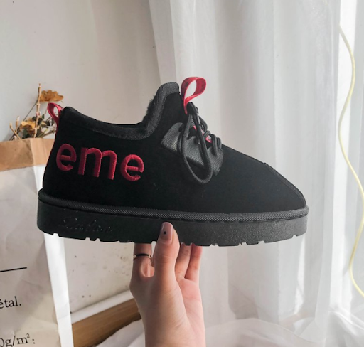 Title 1, Womens cotton boots winter, new Korean version...
