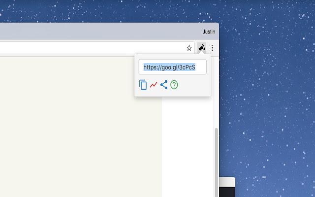 Short & Share chrome extension