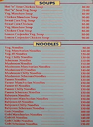 Tasty Noodles Point menu 3
