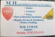 M.h.gas Installation & Plumber Logo