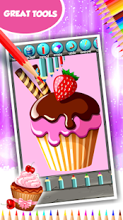 Buku Mewarnai Cupcake Apl Android Google Play Gambar Mini Screenshot