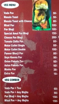 Rocket Vada Pav menu 3