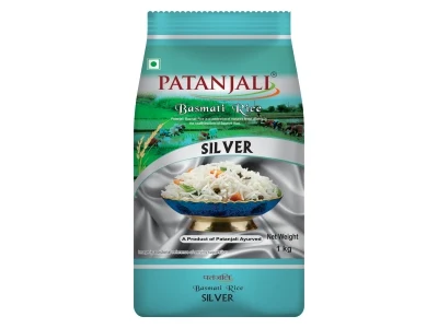 Patanjali Basmati Rice - Silver - 1 kg