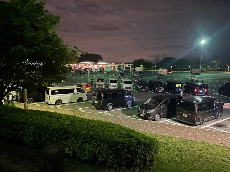 ハイエースバンの魁レーシング・みんなでワイワイ・高坂オフ・オフ会・疲れたけど楽しかった😘に関するカスタム事例の投稿画像5枚目