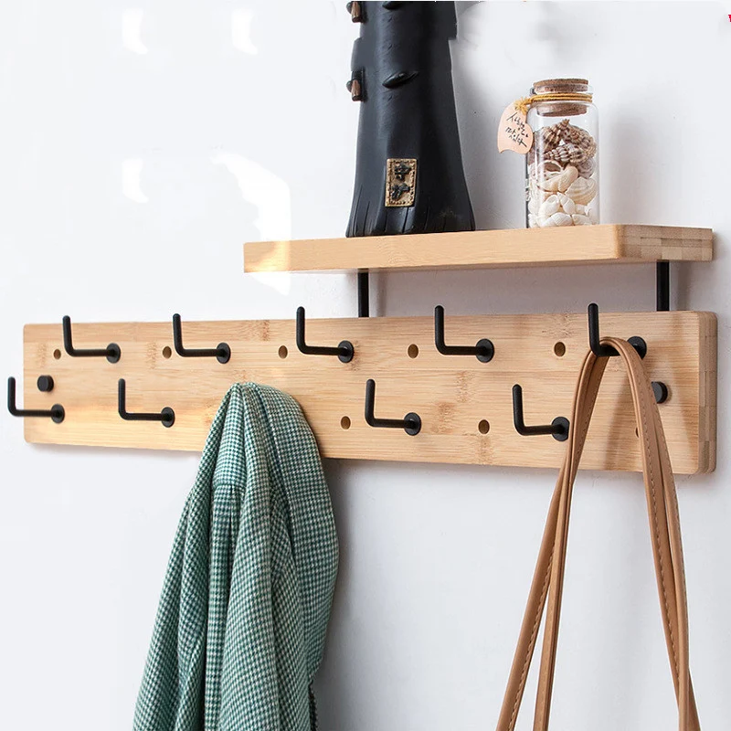Patère murale créative pour entrée et salon, porte-manteaux et vêtements, accroche-mur, solution élégante et fonctionnelle pour votre intérieur.