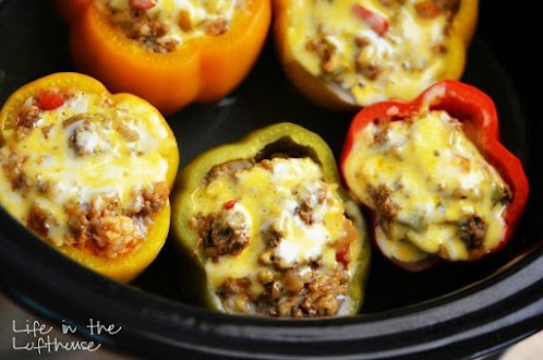 Crock Pot Stuffed Bell Peppers