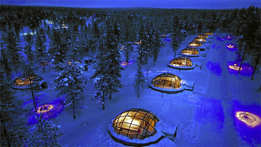 Kakslauttanen Arctic Resort in Finland.