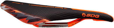 SDG Duster P MTN Camo Bolt Saddle: Ti-Alloy Rails, Sublimated Orange Camo Kevlar Sides alternate image 0