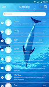 Messaging+ L Ocean Theme screenshot 3