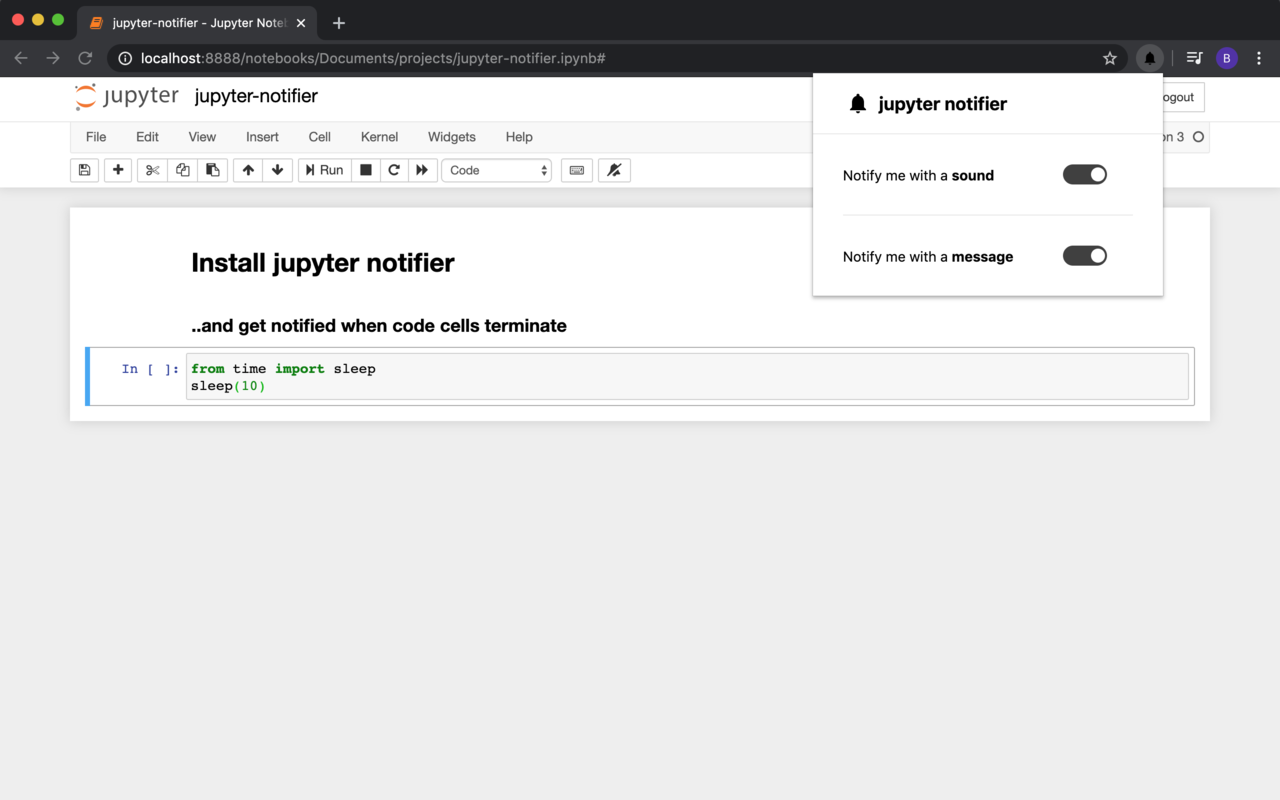 Jupyter Notifier Preview image 3