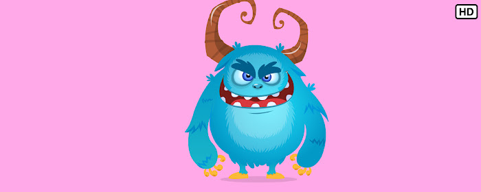 Funny Monsters HD Wallpaper New Tab Theme marquee promo image