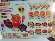 Fivestar Chicken menu 1