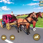 Cover Image of Télécharger Farm Horse Cargo Cart Transport Offroad Taxi Games 1.2 APK