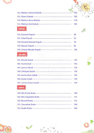 The Exotica menu 8