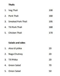 The Pork House menu 1