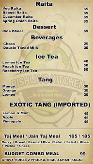 Rishijas Kitchen menu 4