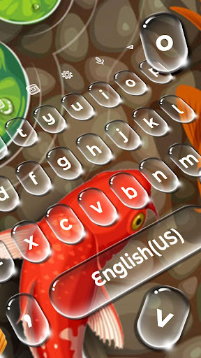 3D Koi Fish Keyboard Theme