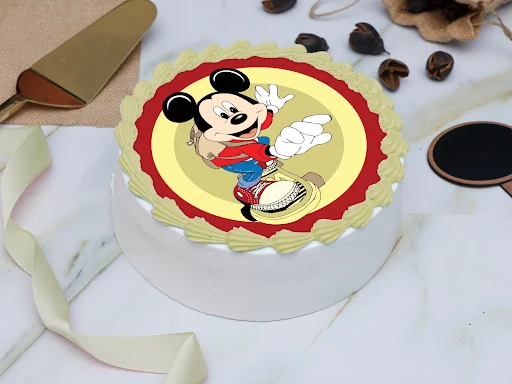 Mickey Mouse Photo Cake