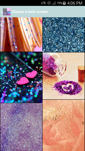 Glitter Lock Screens